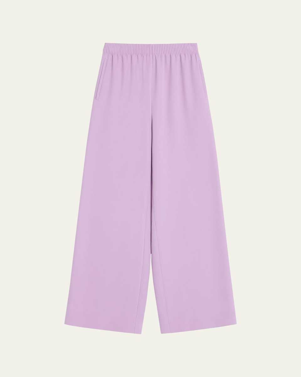 Elastic Wide Leg Trousers